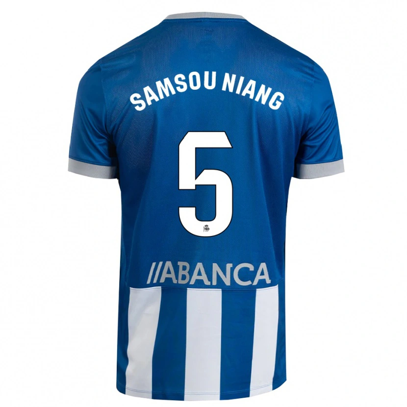 Danxen Kinder Papa Samsou Niang #5 Blau Grau Weiß Heimtrikot Trikot 2026/27 T-Shirt Schweiz