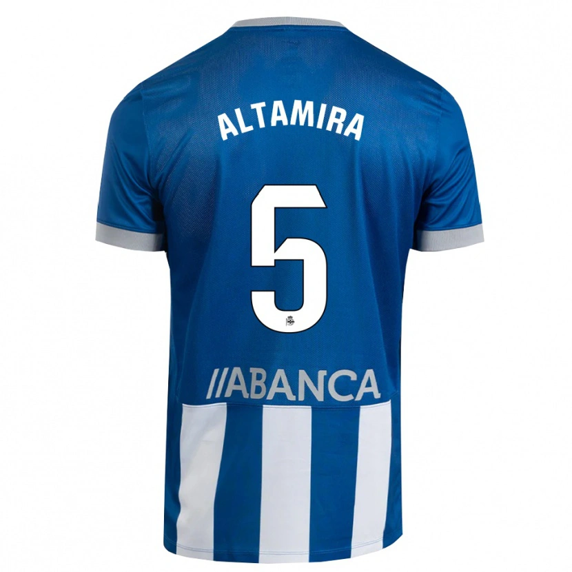 Danxen Kinder Inés Altamira #5 Blau Grau Weiß Heimtrikot Trikot 2026/27 T-Shirt Schweiz
