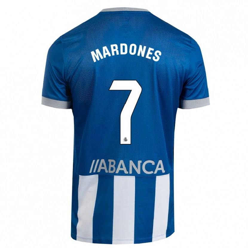 Danxen Kinder Alvaro Mardones #7 Blau Grau Weiß Heimtrikot Trikot 2026/27 T-Shirt Schweiz