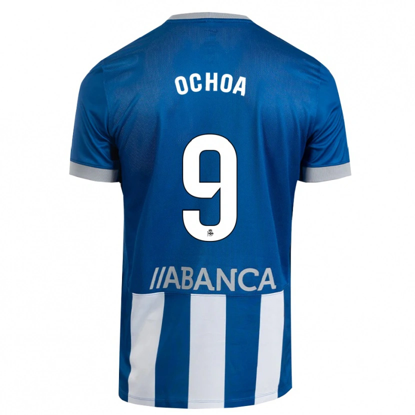 Danxen Kinder Martín Ochoa #9 Blau Grau Weiß Heimtrikot Trikot 2026/27 T-Shirt Schweiz
