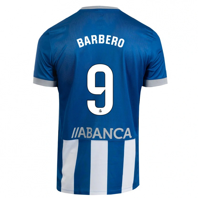 Danxen Kinder Iván Barbero #9 Blau Grau Weiß Heimtrikot Trikot 2026/27 T-Shirt Schweiz