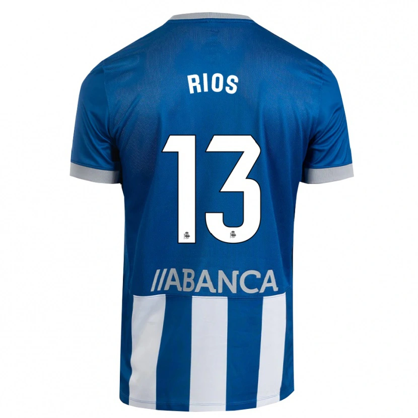 Danxen Kinder Hugo Rios #13 Blau Grau Weiß Heimtrikot Trikot 2026/27 T-Shirt Schweiz
