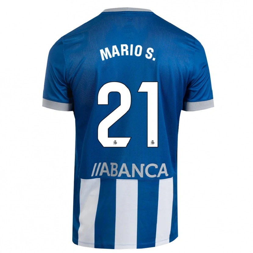 Danxen Kinder Mario Soriano #21 Blau Grau Weiß Heimtrikot Trikot 2026/27 T-Shirt Schweiz