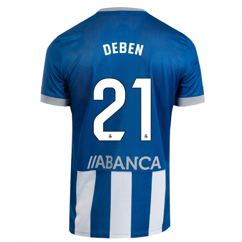 Danxen Kinder Sara Debén #21 Blau Grau Weiß Heimtrikot Trikot 2026/27 T-Shirt Schweiz