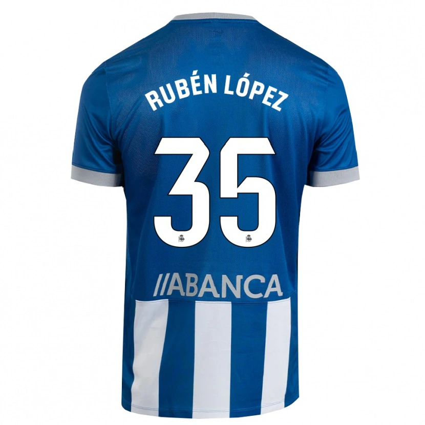 Danxen Kinder Rubén López #35 Blau Grau Weiß Heimtrikot Trikot 2026/27 T-Shirt Schweiz
