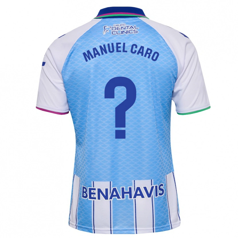 Danxen Kinder José Manuel Caro #0 Tief Himmelblau Weiß Heimtrikot Trikot 2026/27 T-Shirt Schweiz