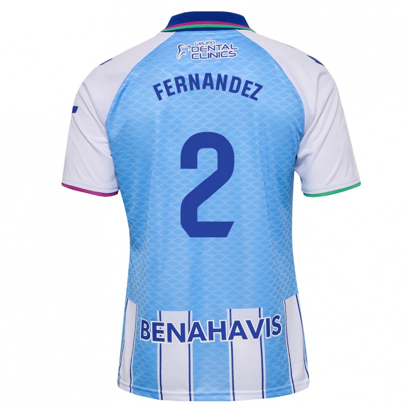 Danxen Kinder Aron Neqach Fernández #2 Tief Himmelblau Weiß Heimtrikot Trikot 2026/27 T-Shirt Schweiz