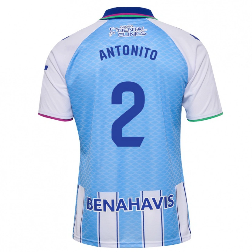 Danxen Kinder Antoñito #2 Tief Himmelblau Weiß Heimtrikot Trikot 2026/27 T-Shirt Schweiz