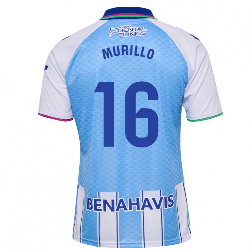 Danxen Kinder Diego Murillo #16 Tief Himmelblau Weiß Heimtrikot Trikot 2026/27 T-Shirt Schweiz