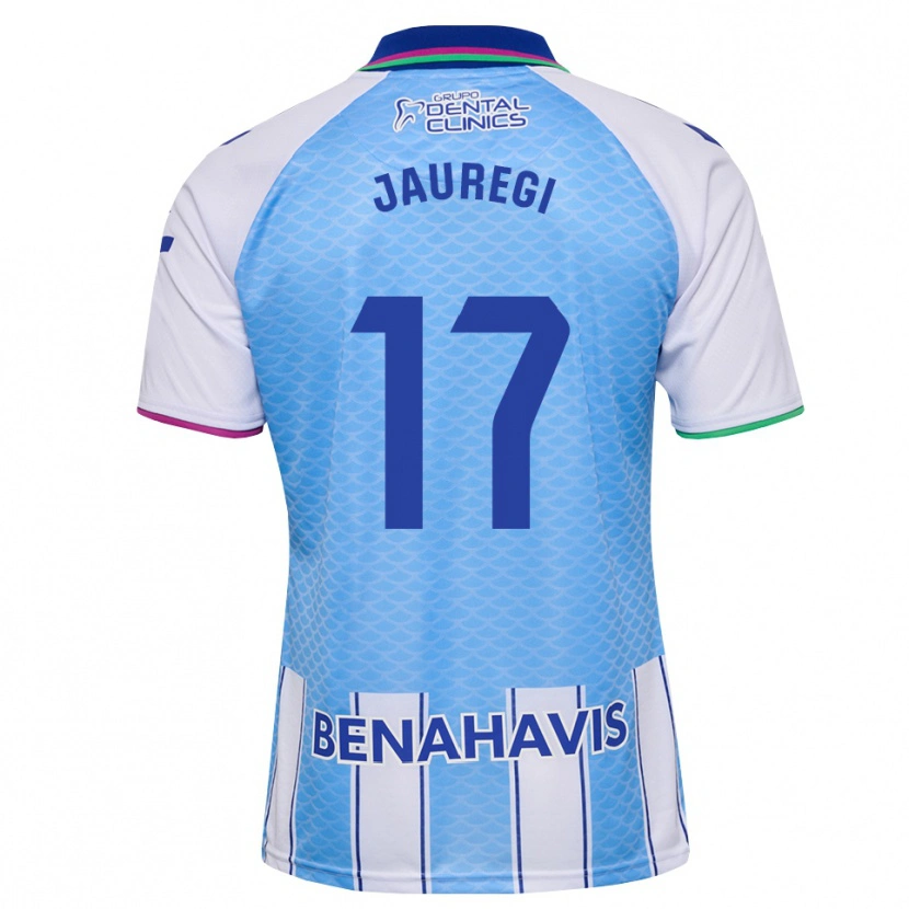 Danxen Kinder Eneko Jauregi #17 Tief Himmelblau Weiß Heimtrikot Trikot 2026/27 T-Shirt Schweiz