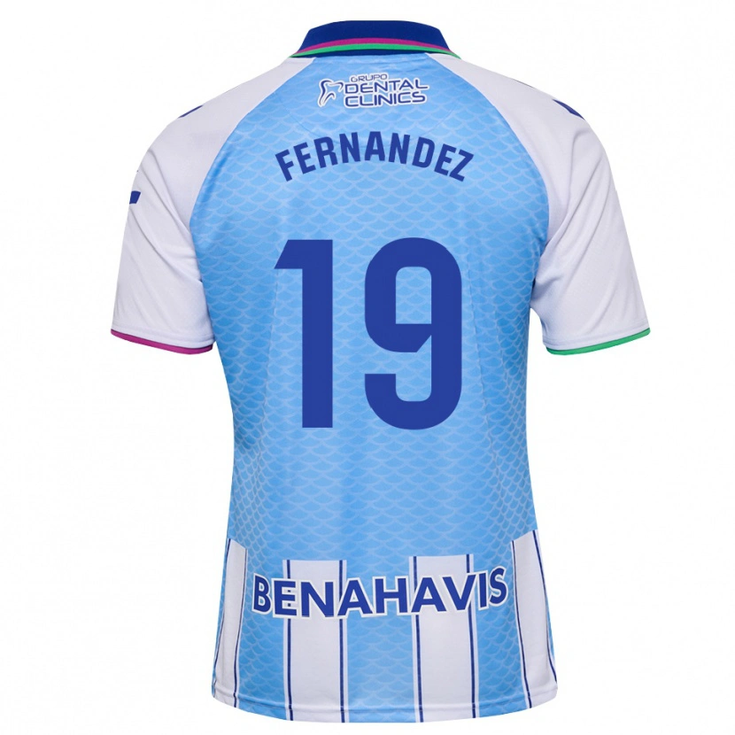 Danxen Kinder Raúl Fernández #19 Tief Himmelblau Weiß Heimtrikot Trikot 2026/27 T-Shirt Schweiz