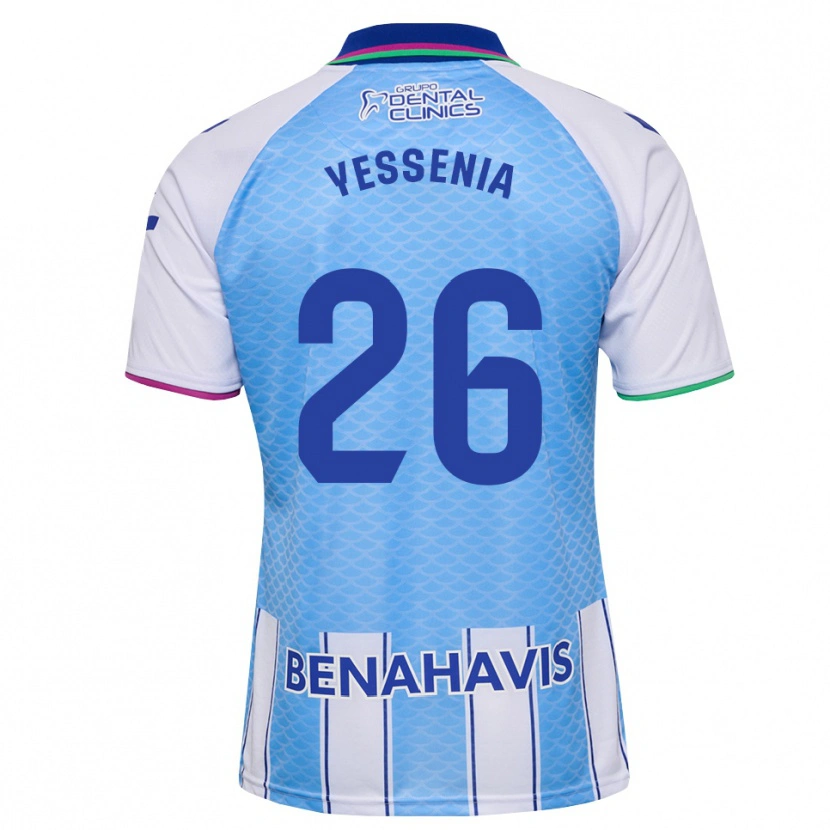 Danxen Kinder Yessenia Alcaide Martin #26 Tief Himmelblau Weiß Heimtrikot Trikot 2026/27 T-Shirt Schweiz