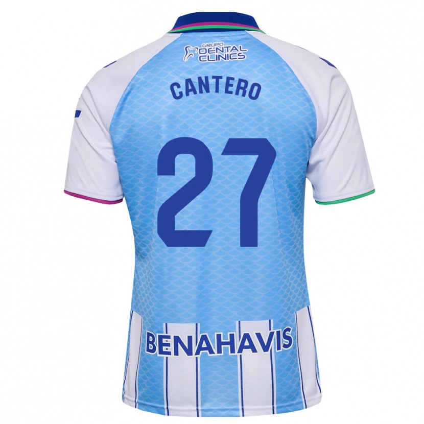 Danxen Kinder Cris Cantero #27 Tief Himmelblau Weiß Heimtrikot Trikot 2026/27 T-Shirt Schweiz