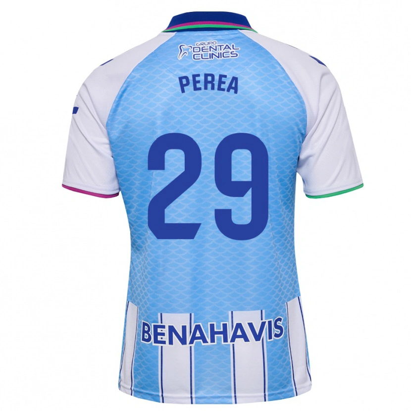 Danxen Kinder Gorka Perea #29 Tief Himmelblau Weiß Heimtrikot Trikot 2026/27 T-Shirt Schweiz
