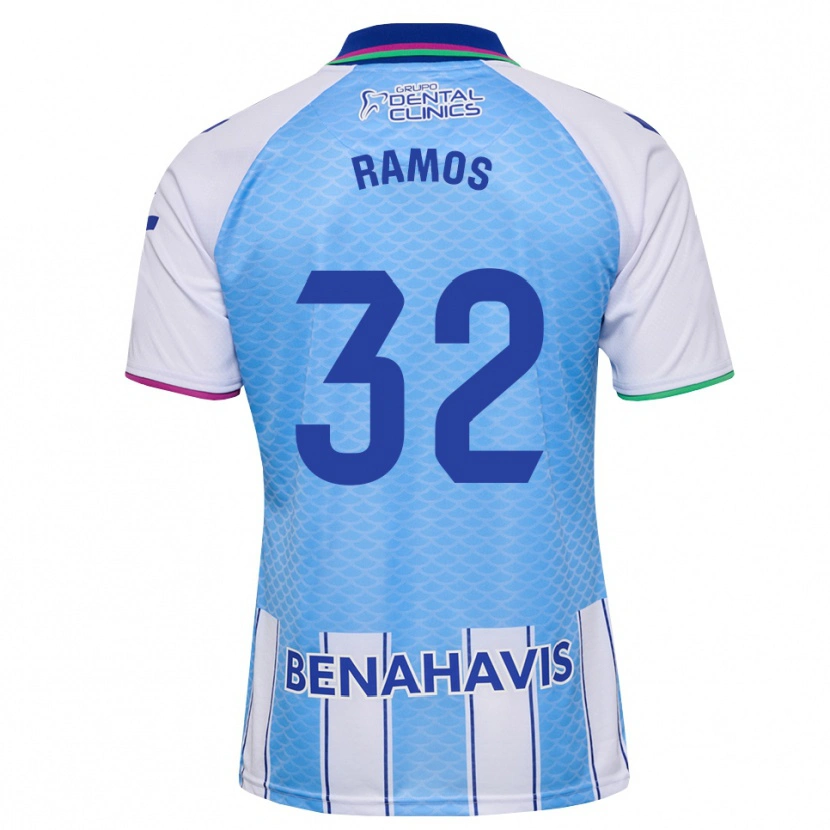 Danxen Kinder Salva Ramos #32 Tief Himmelblau Weiß Heimtrikot Trikot 2026/27 T-Shirt Schweiz