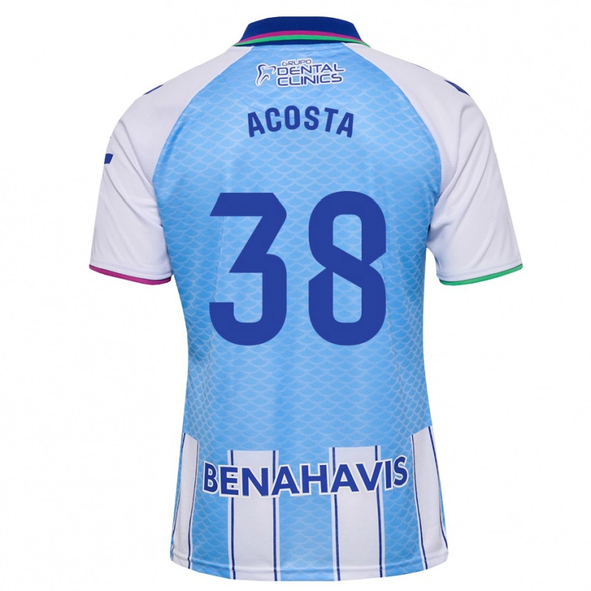 Danxen Kinder Judith Acosta #38 Tief Himmelblau Weiß Heimtrikot Trikot 2026/27 T-Shirt Schweiz