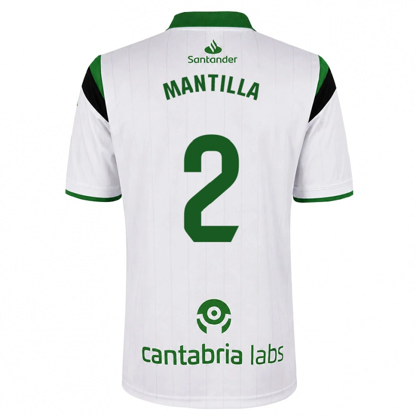 Danxen Kinder Álvaro Mantilla #2 Weißgrün Schwarz Heimtrikot Trikot 2026/27 T-Shirt Schweiz