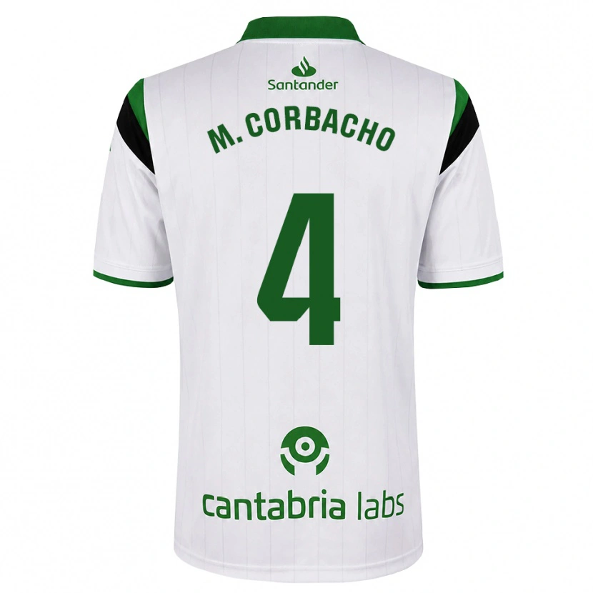 Danxen Kinder María Corbacho Carrero #4 Weißgrün Schwarz Heimtrikot Trikot 2026/27 T-Shirt Schweiz