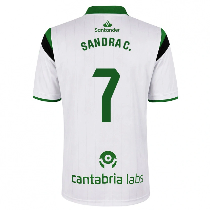 Danxen Kinder Sandra Calvo Pozo #7 Weißgrün Schwarz Heimtrikot Trikot 2026/27 T-Shirt Schweiz