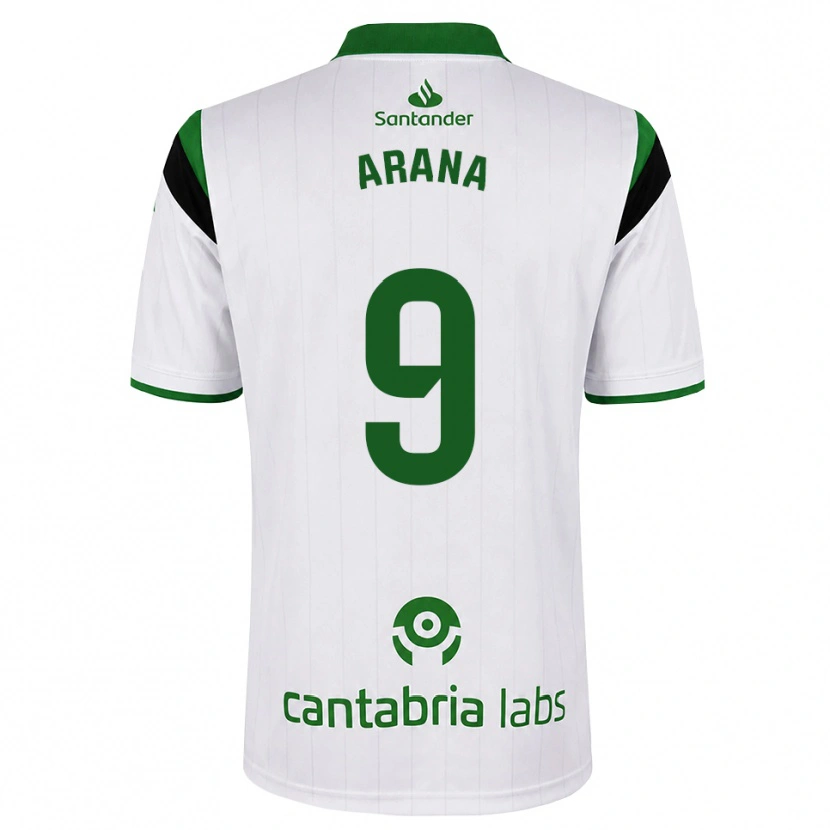Danxen Kinder Juan Carlos Arana #9 Weißgrün Schwarz Heimtrikot Trikot 2026/27 T-Shirt Schweiz