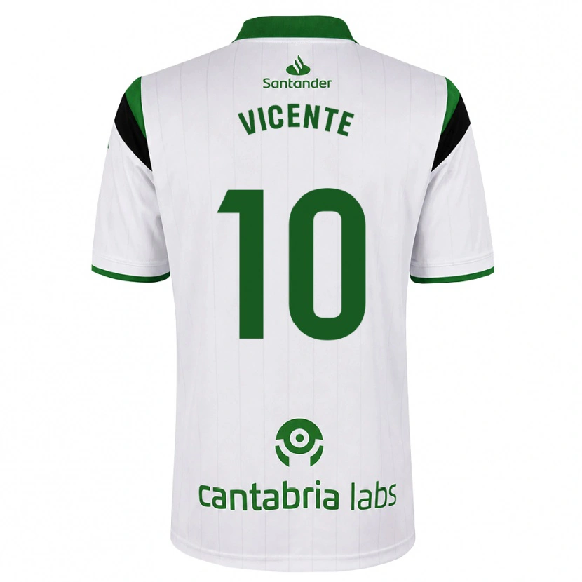 Danxen Kinder Iñigo Vicente #10 Weißgrün Schwarz Heimtrikot Trikot 2026/27 T-Shirt Schweiz