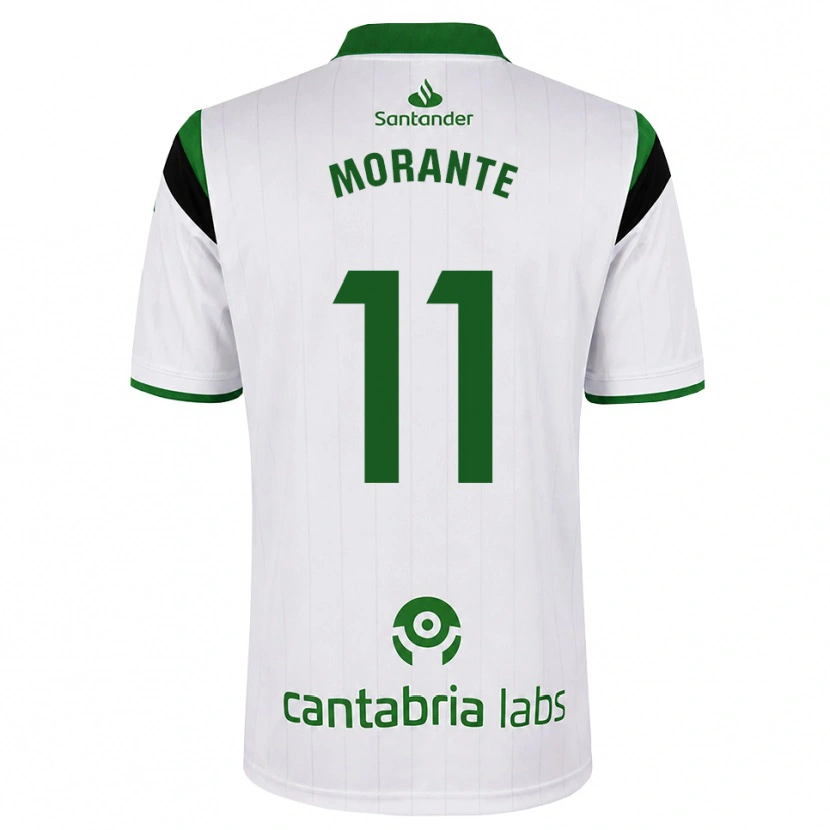 Danxen Kinder Alejandro Morante #11 Weißgrün Schwarz Heimtrikot Trikot 2026/27 T-Shirt Schweiz