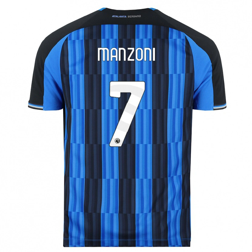 Danxen Kinder Alberto Manzoni #7 Blau Schwarz Rot Heimtrikot Trikot 2026/27 T-Shirt Schweiz