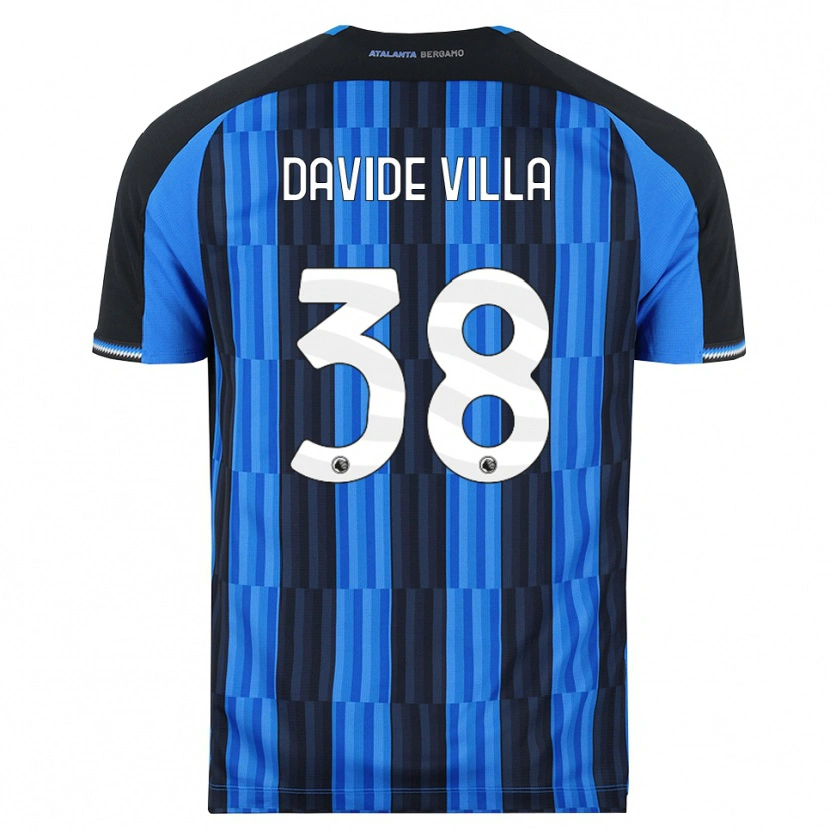 Danxen Kinder Matteo Davide Villa #38 Blau Schwarz Rot Heimtrikot Trikot 2026/27 T-Shirt Schweiz
