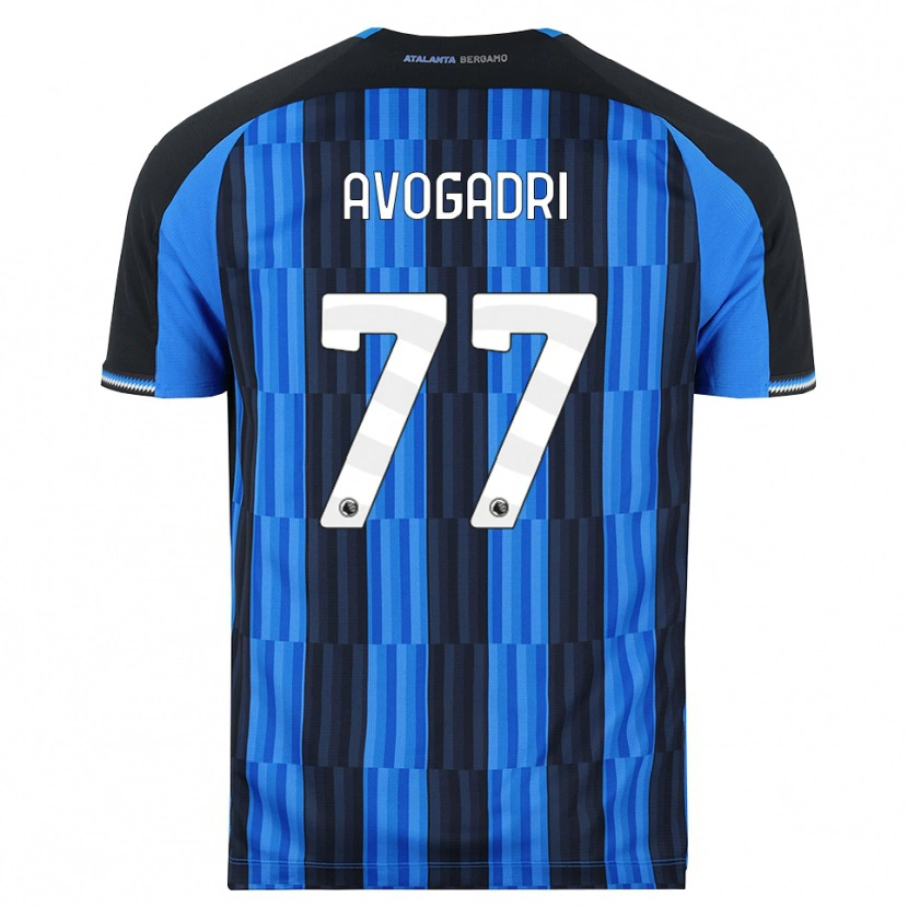 Danxen Kinder Lorenzo Avogadri #77 Blau Schwarz Rot Heimtrikot Trikot 2026/27 T-Shirt Schweiz