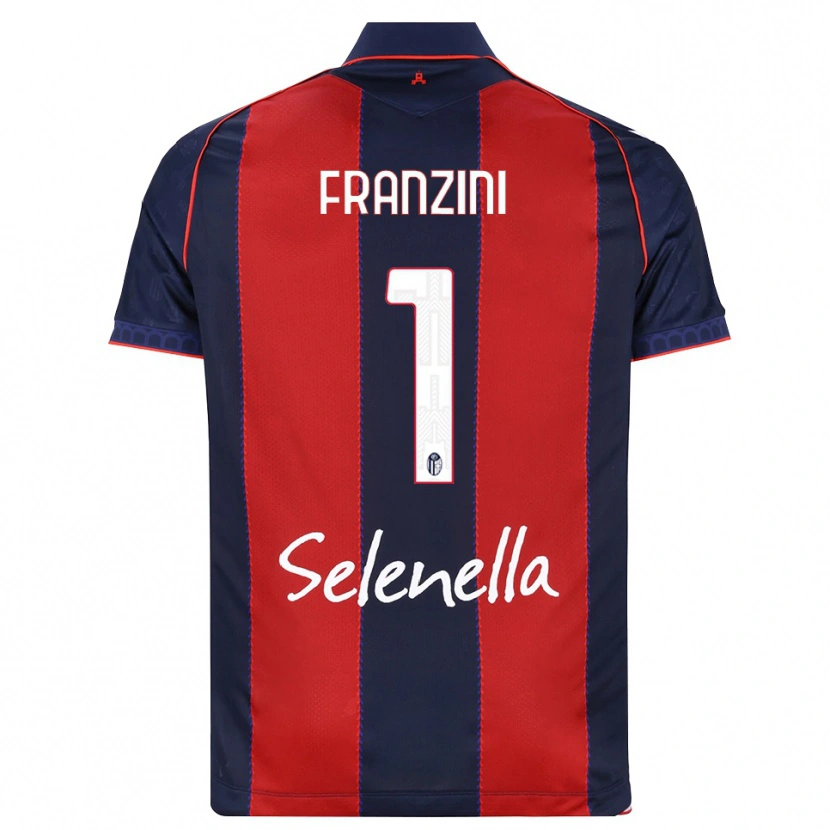 Danxen Kinder Davide Franzini #1 Königsblau Rot Weiß Heimtrikot Trikot 2026/27 T-Shirt Schweiz