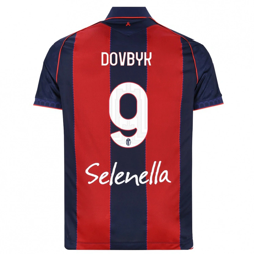 Danxen Kinder Artem Dovbyk #9 Königsblau Rot Weiß Heimtrikot Trikot 2026/27 T-Shirt Schweiz