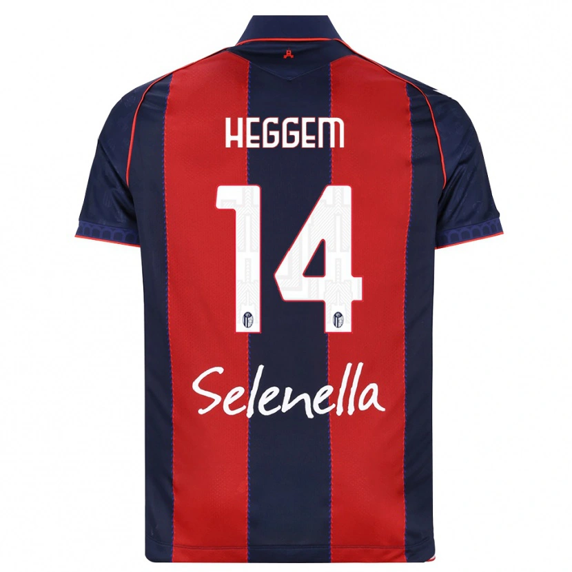 Danxen Kinder Torbjørn Heggem #14 Königsblau Rot Weiß Heimtrikot Trikot 2026/27 T-Shirt Schweiz