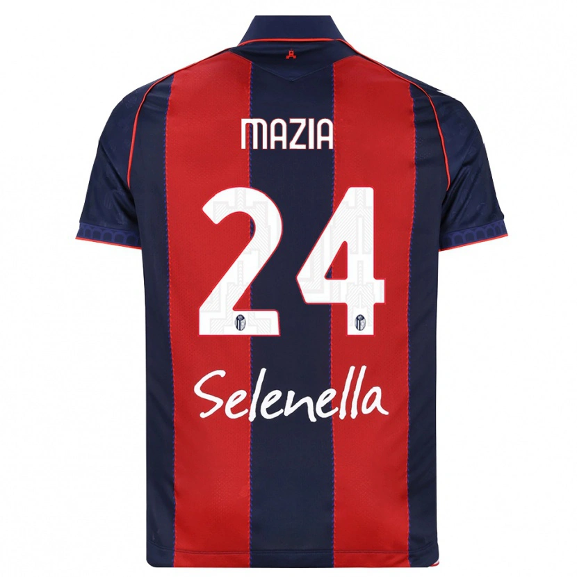 Danxen Kinder Andrea Mazia #24 Königsblau Rot Weiß Heimtrikot Trikot 2026/27 T-Shirt Schweiz