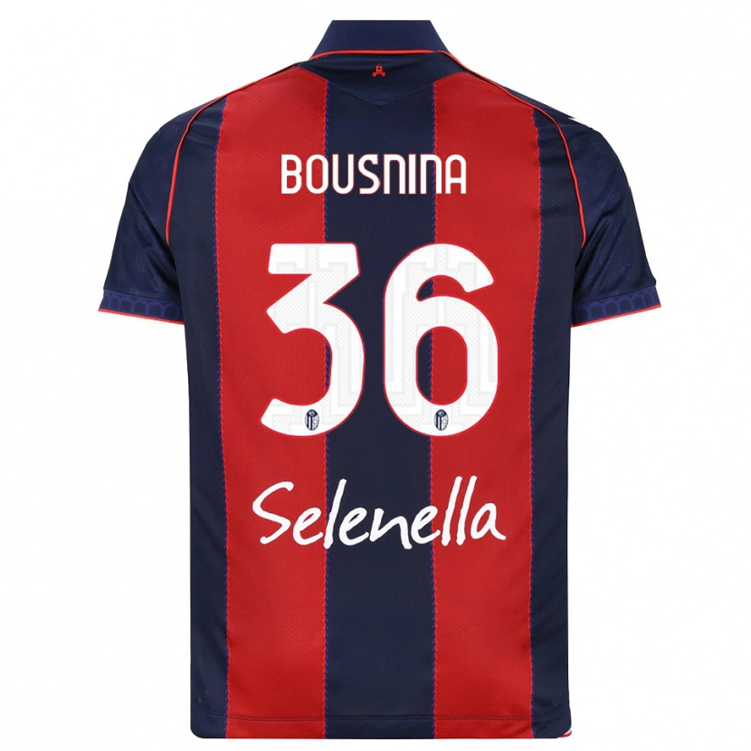 Danxen Kinder Farès Bousnina #36 Königsblau Rot Weiß Heimtrikot Trikot 2026/27 T-Shirt Schweiz
