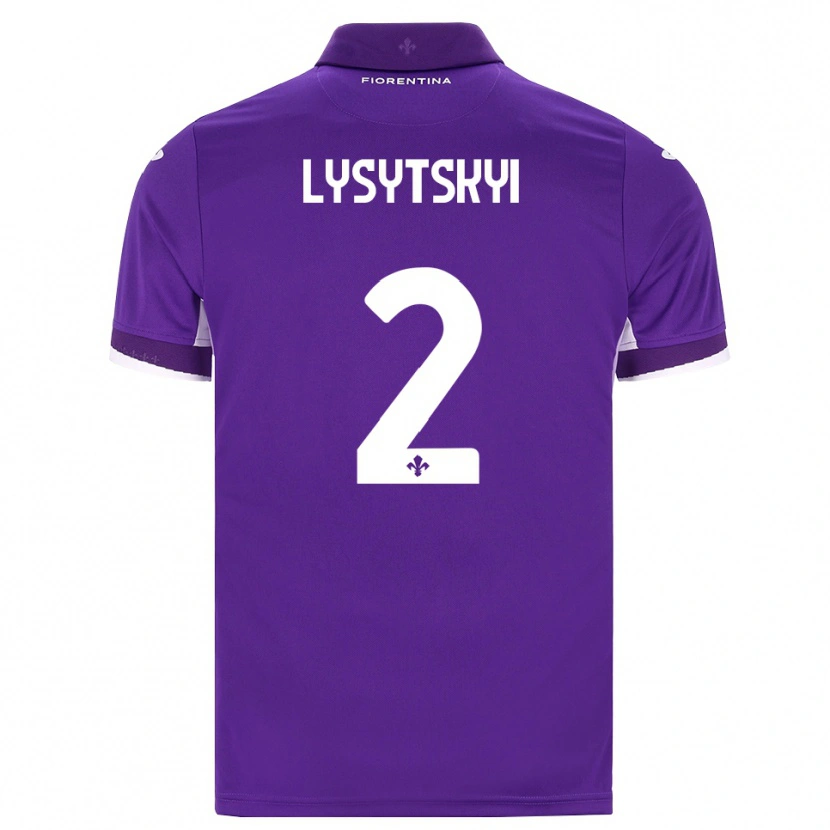 Danxen Kinder Andriy Lysytskyi #2 Lila Weiß Pink Heimtrikot Trikot 2026/27 T-Shirt Schweiz