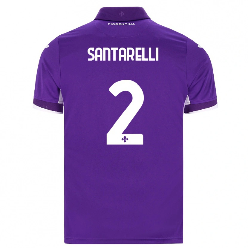 Danxen Kinder Andrea Santarelli #2 Lila Weiß Pink Heimtrikot Trikot 2026/27 T-Shirt Schweiz