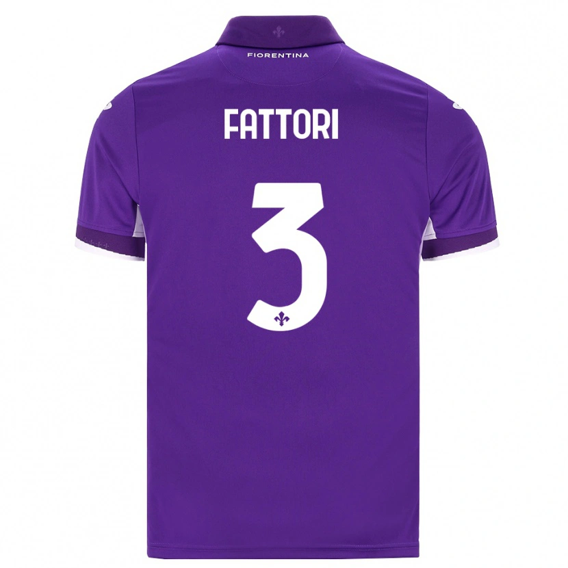 Danxen Kinder Filippo Fattori #3 Lila Weiß Pink Heimtrikot Trikot 2026/27 T-Shirt Schweiz
