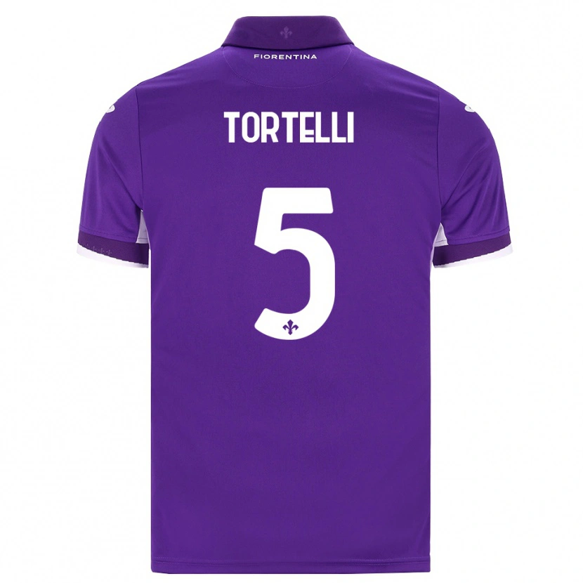 Danxen Kinder Alice Tortelli #5 Lila Weiß Pink Heimtrikot Trikot 2026/27 T-Shirt Schweiz