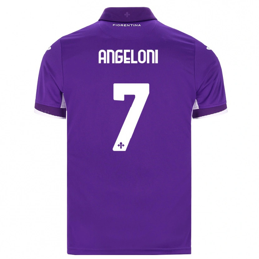 Danxen Kinder Alberto Angeloni #7 Lila Weiß Pink Heimtrikot Trikot 2026/27 T-Shirt Schweiz