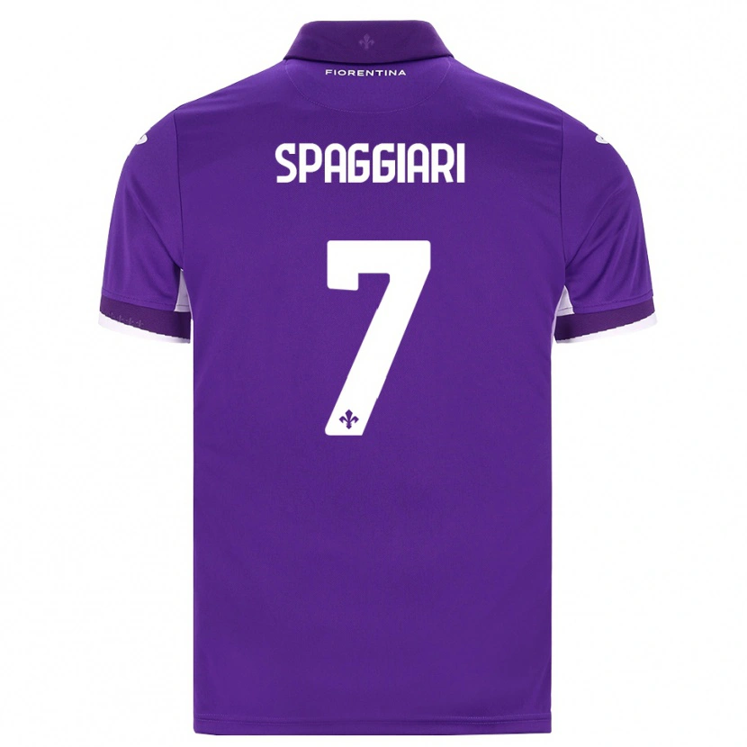 Danxen Kinder Riccardo Spaggiari #7 Lila Weiß Pink Heimtrikot Trikot 2026/27 T-Shirt Schweiz