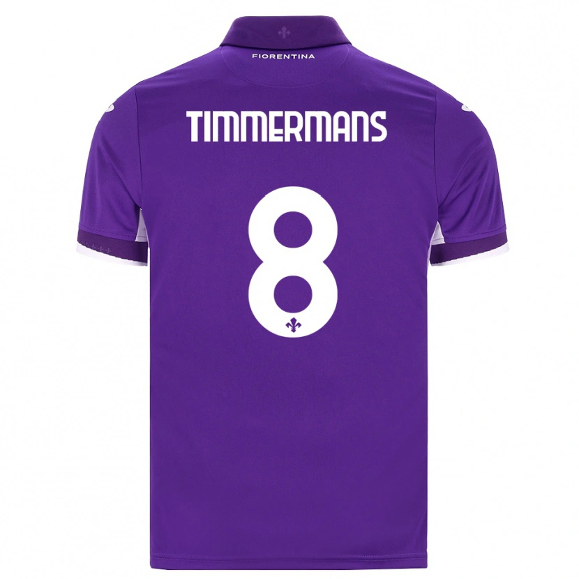 Danxen Kinder Loric Timmermans #8 Lila Weiß Pink Heimtrikot Trikot 2026/27 T-Shirt Schweiz