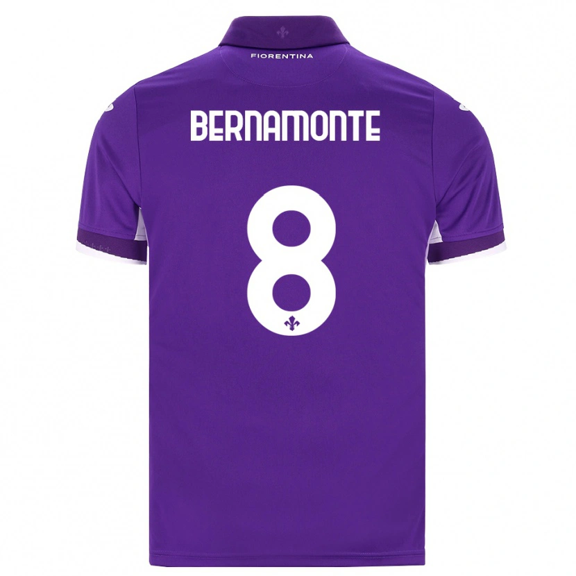 Danxen Kinder Lorenzo Bernamonte #8 Lila Weiß Pink Heimtrikot Trikot 2026/27 T-Shirt Schweiz