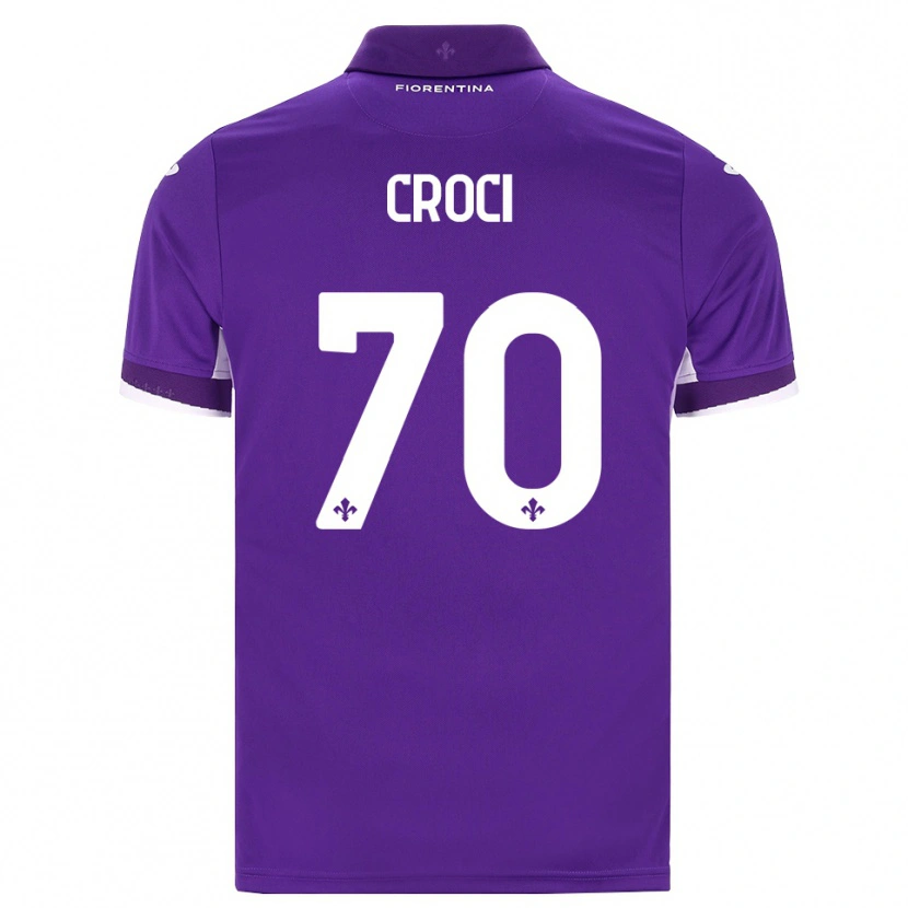 Danxen Kinder Federico Croci #70 Lila Weiß Pink Heimtrikot Trikot 2026/27 T-Shirt Schweiz