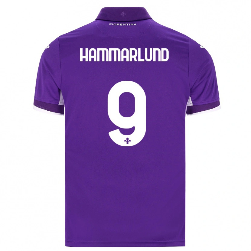 Danxen Kinder Pauline Hammarlund #9 Lila Weiß Pink Heimtrikot Trikot 2026/27 T-Shirt Schweiz