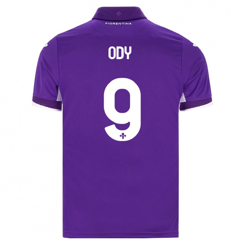 Danxen Kinder Edwin Ody #9 Lila Weiß Pink Heimtrikot Trikot 2026/27 T-Shirt Schweiz