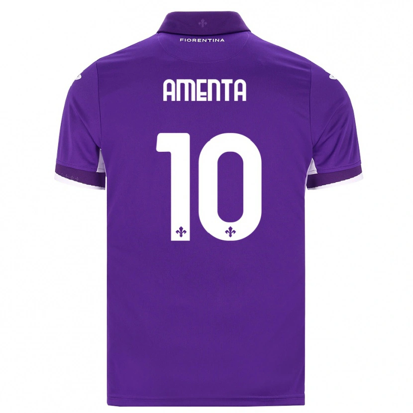 Danxen Kinder Francesco Amenta #10 Lila Weiß Pink Heimtrikot Trikot 2026/27 T-Shirt Schweiz