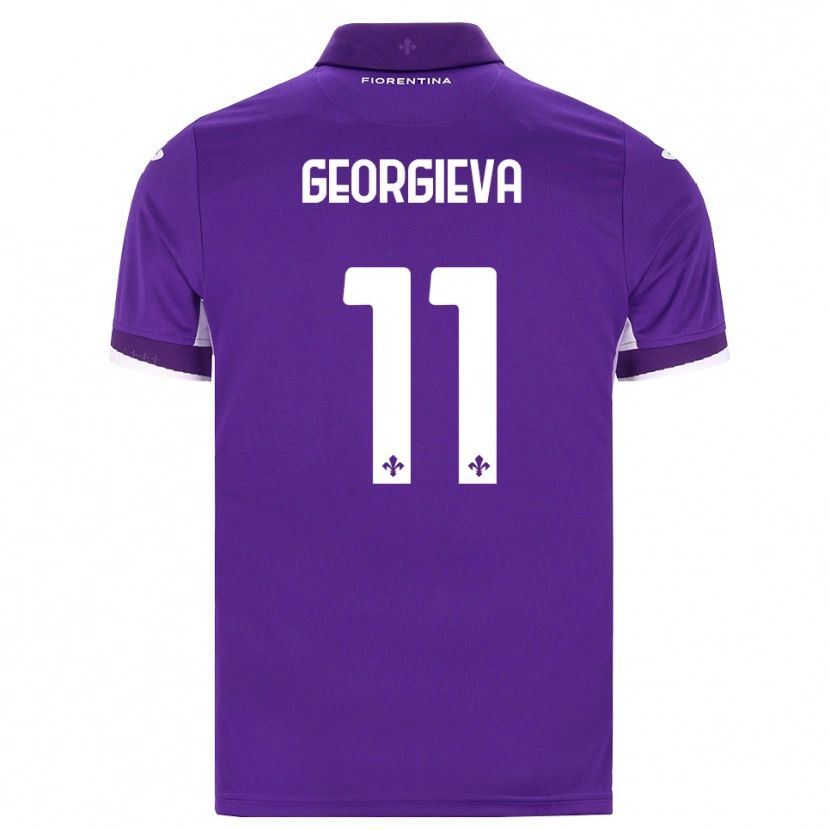 Danxen Kinder Marina Georgieva #11 Lila Weiß Pink Heimtrikot Trikot 2026/27 T-Shirt Schweiz