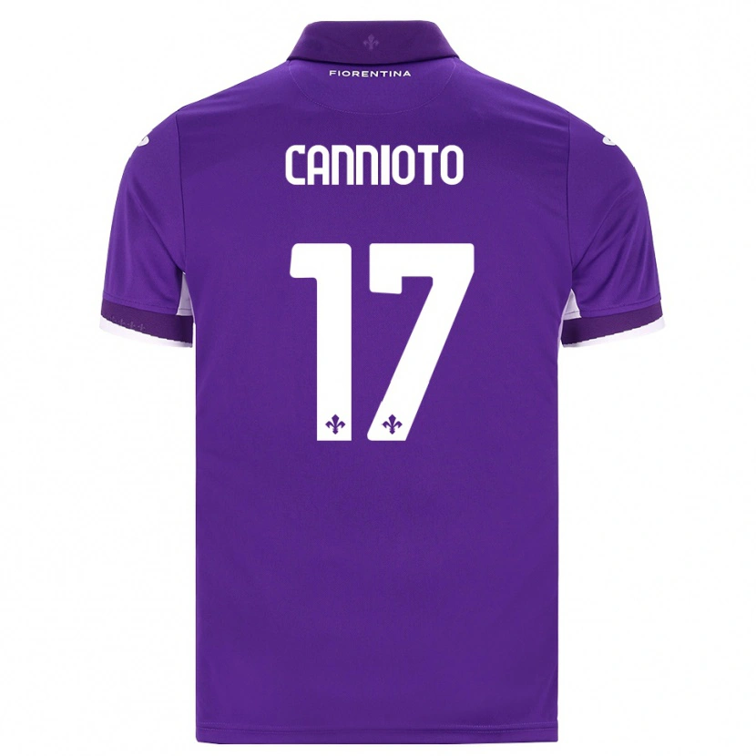 Danxen Kinder Andrea Cannioto #17 Lila Weiß Pink Heimtrikot Trikot 2026/27 T-Shirt Schweiz