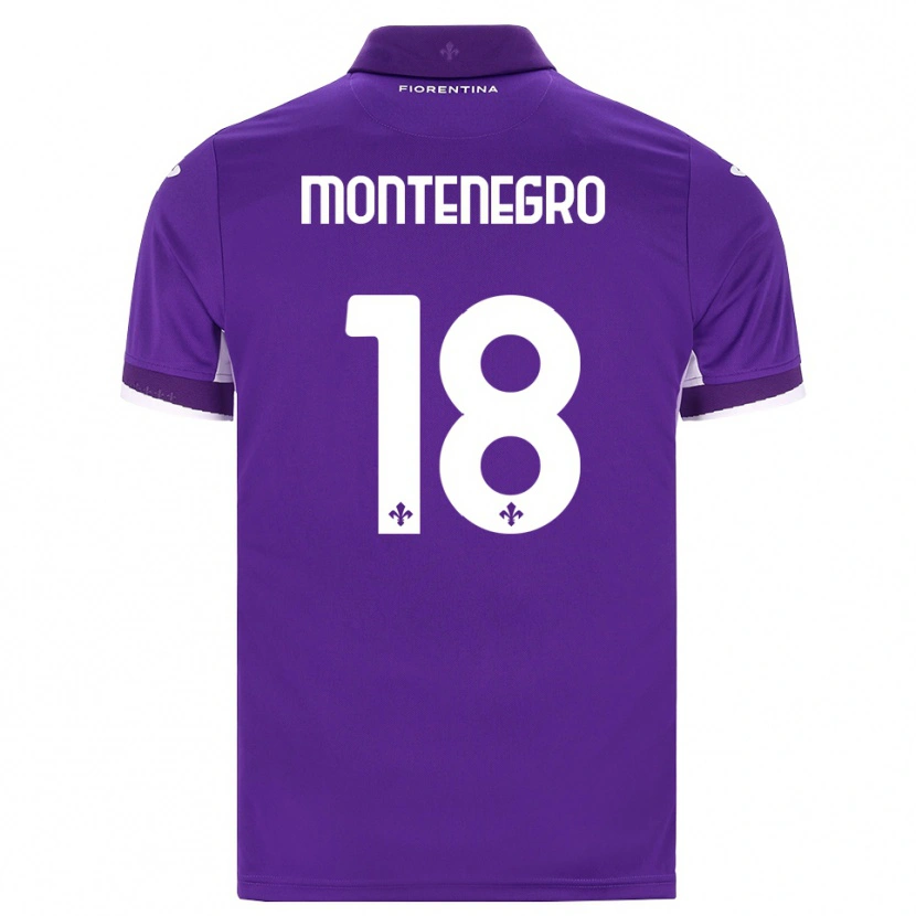 Danxen Kinder Luca Montenegro #18 Lila Weiß Pink Heimtrikot Trikot 2026/27 T-Shirt Schweiz