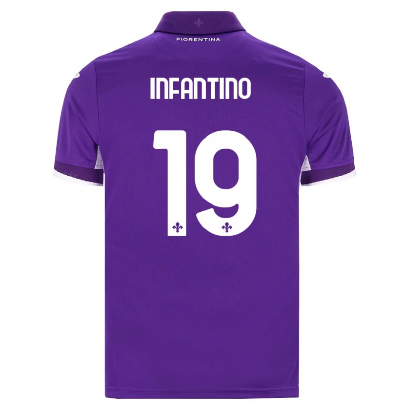 Danxen Kinder Gino Infantino #19 Lila Weiß Pink Heimtrikot Trikot 2026/27 T-Shirt Schweiz